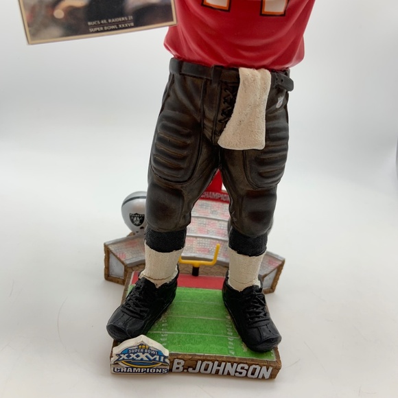 VTG Tampa Bay Buccaneers Super Bowl Champs Brad Johnson Collectible Bobblehead - Picture 13 of 17